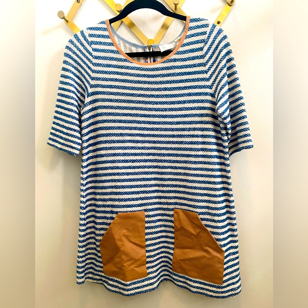 Anthropologie 9-H15 Stcl Striped Tunic Dress Women’s Size Small Retail $175